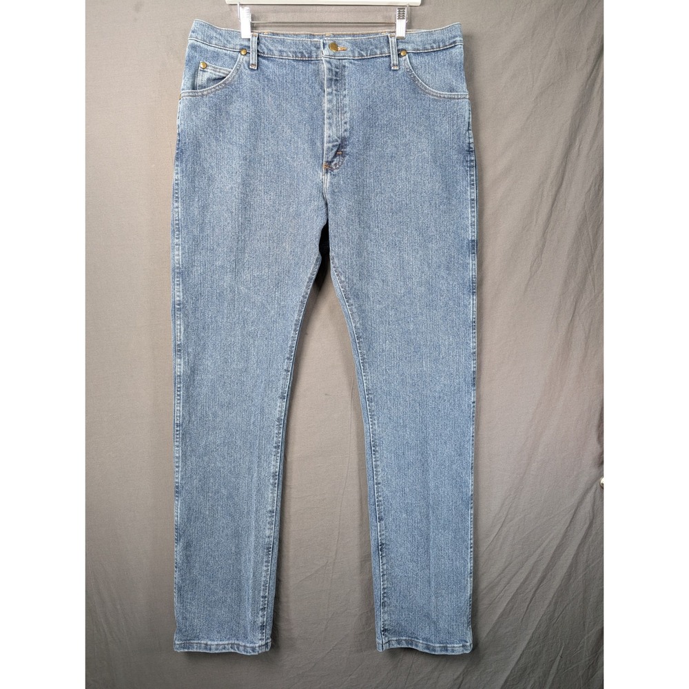 Wrangler Mens Advanced Comfort 47 Regular Fit Jeans 40x36 Blue 47MACMT